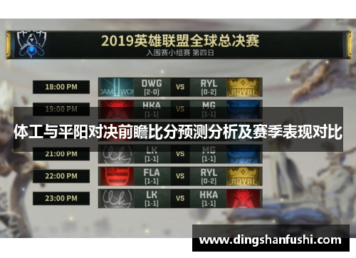 体工与平阳对决前瞻比分预测分析及赛季表现对比